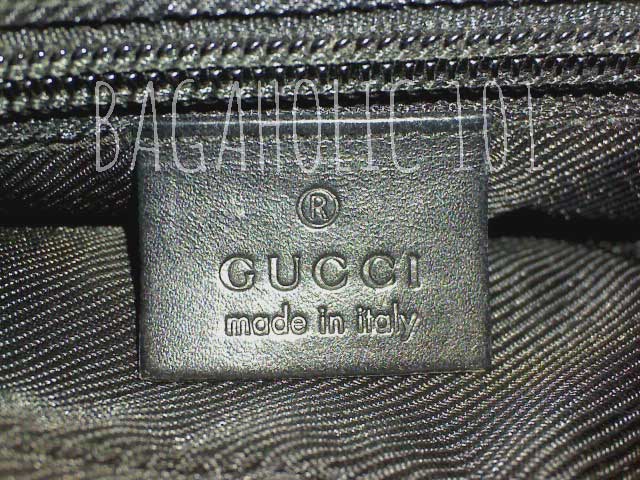 real gucci label